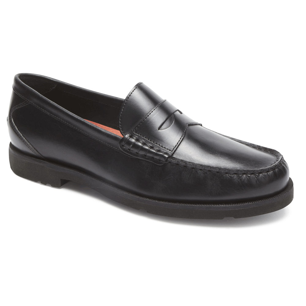 Mocassins Rockport Homem Pretas - Modern Prep Penny - 73528VOXY